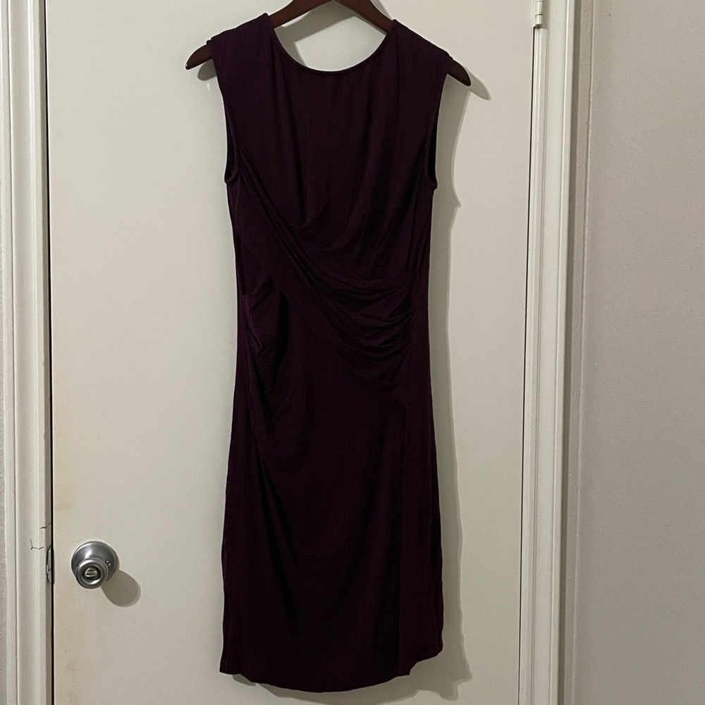 KUT from the Kloth Mollee Faux Wrap Dress Purple Stitch Fix Size 8 - Picture 2 of 7